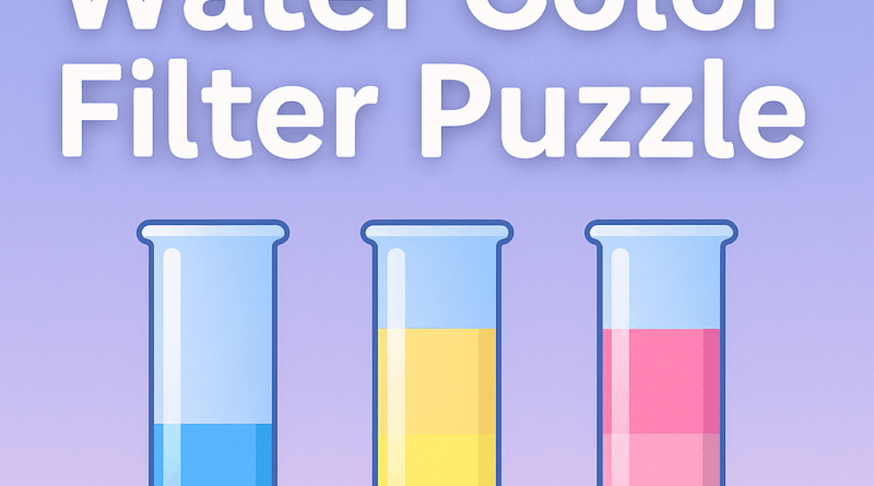 10 Calming Reasons to Play Water Color Filter Puzzle on iPhone