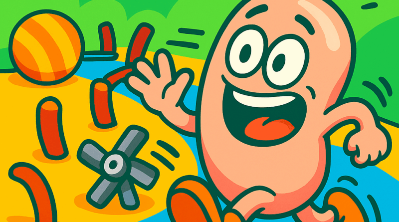 Swollen Finger Race Game Hilarious Obstacle Fun!